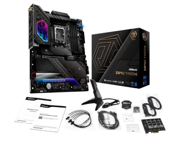 ASRock MB Sc LGA1851 Z890 TAICHI, Intel Z890, 4xDDR5, 1xHDMI, 2xThunderbolt, WI-FI6