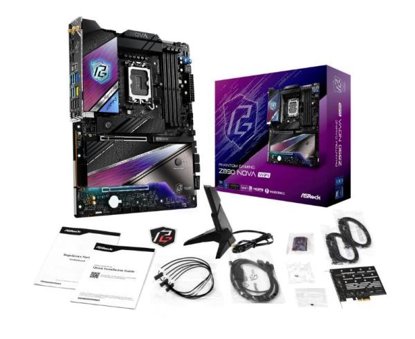 ASRock MB Sc LGA1851 Z890 NOVA WIFI, Intel Z890, 4xDDR5, 1xDP, 1xHDMI, 2xThunderbolt, WI-FI6