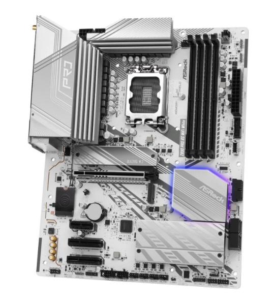 ASRock MB Sc LGA1851 Z890 PRO RS WIFI WHITE,  Intel Z890,  4xDDR5,  1xHDMI,  WI-FI2