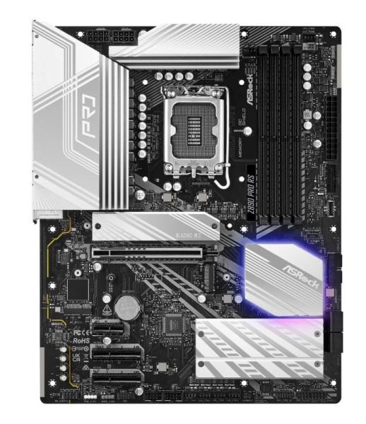 ASRock MB Sc LGA1851 Z890 PRO RS,  Intel Z890,  4xDDR5,  1xDP,  1xHDMI,  2xThunderbolt,  WI-FI1