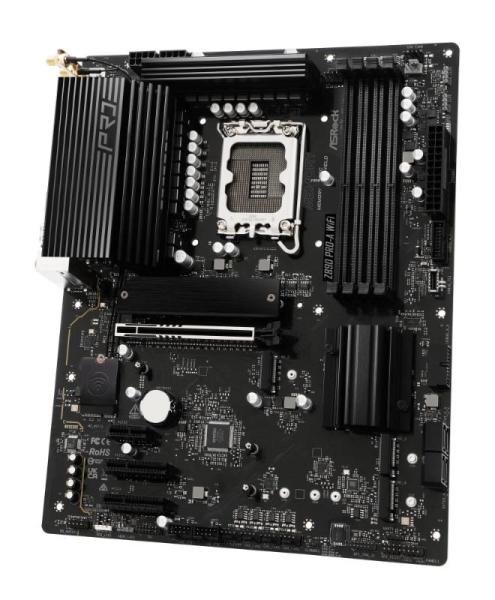 ASRock MB Sc LGA1851 Z890 PRO-A WIFI, Intel Z890, 4xDDR5, 1xDP, 1xHDMI, 1xThunderbolt, WI-FI2