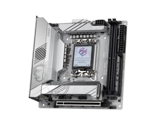 MSI MB Sc LGA1851 MPG Z890I EDGE TI WIFI, Intel Z890, 4xDDR5, 1xHDMI, 2xThunderbolt, WI-FI, m-ITX2