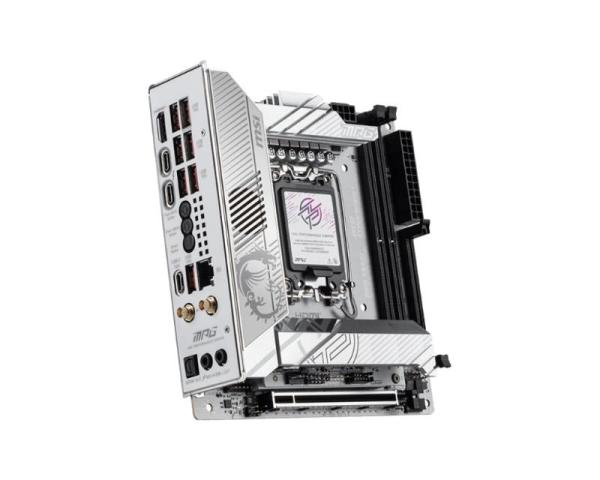 MSI MB Sc LGA1851 MPG Z890I EDGE TI WIFI, Intel Z890, 4xDDR5, 1xHDMI, 2xThunderbolt, WI-FI, m-ITX3