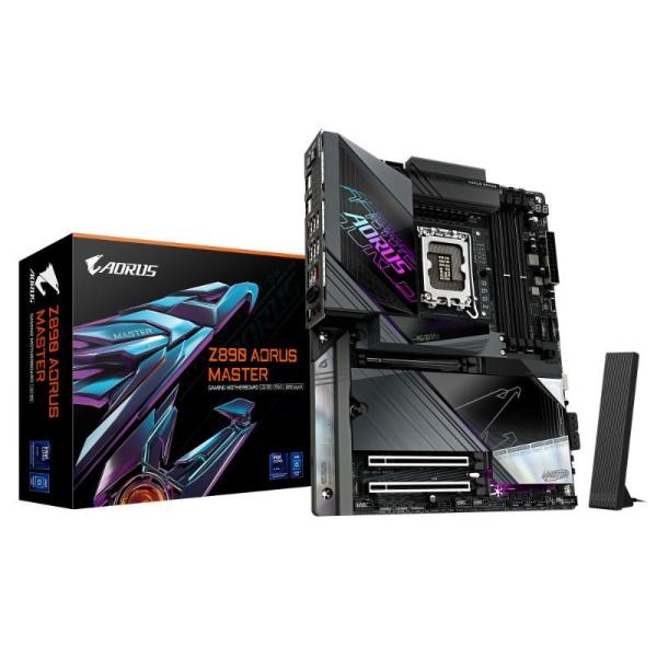 GIGABYTE MB Sc LGA1851 Z890 AORUS MASTER,  Intel Z890,  4xDDR5,  1xHDMI,  2xThunderbolt,  WiFi