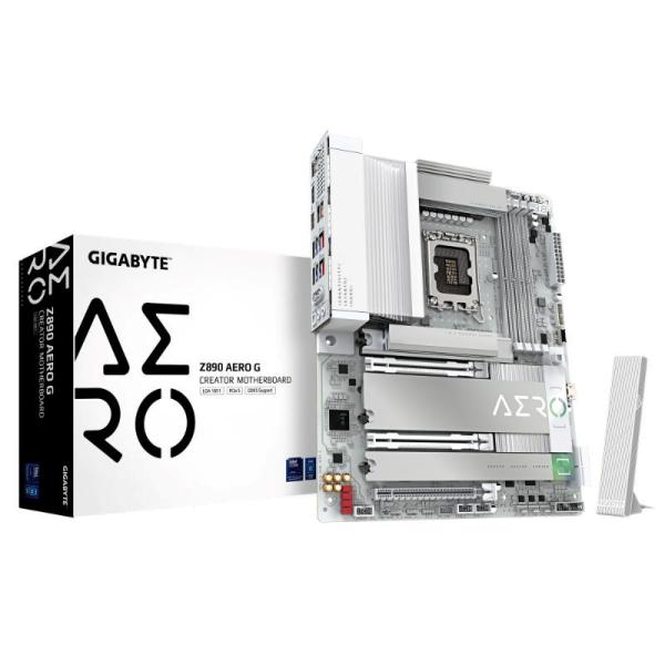 GIGABYTE MB Sc LGA1851 Z890 AERO G,  Intel Z890,  4xDDR5,  2xHDMI,  1xThunderbolt,  WiFi