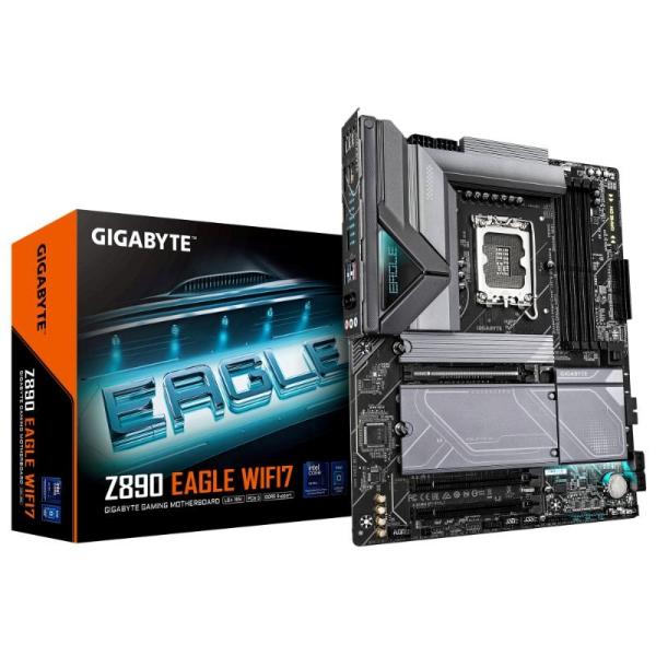 GIGABYTE MB Sc LGA1851 Z890 EAGLE WIFI7,  Intel Z890,  4xDDR5,  1xDP,  1xThunderbolt,  WiFi