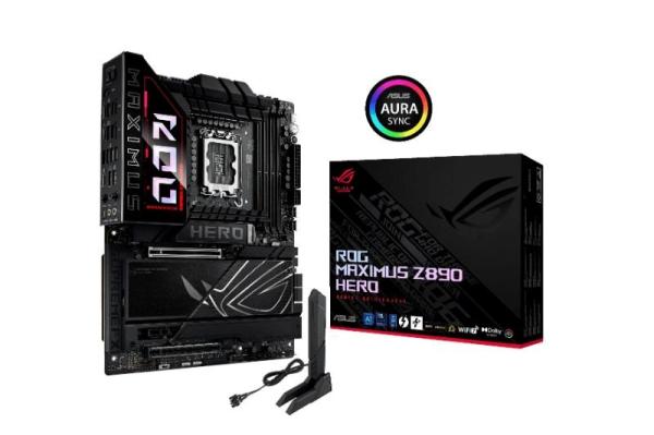 ASUS MB Sc LGA1851 ROG MAXIMUS Z890 HERO,  Intel Z890,  4xDDR5,  1xHDMI,  2xThunderbolt,  WI-FI,  ATX