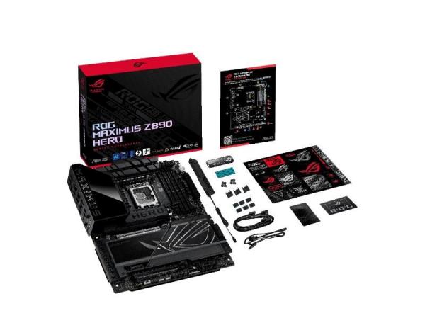 ASUS MB Sc LGA1851 ROG MAXIMUS Z890 HERO,  Intel Z890,  4xDDR5,  1xHDMI,  2xThunderbolt,  WI-FI,  ATX7