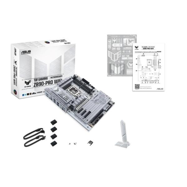 ASUS MB Sc LGA1851 TUF GAMING Z890-PRO WIFI, Intel Z890, 4xDDR5, 1xDP, 1xHDMI, 2xThunderbolt, WI-FI, ATX5