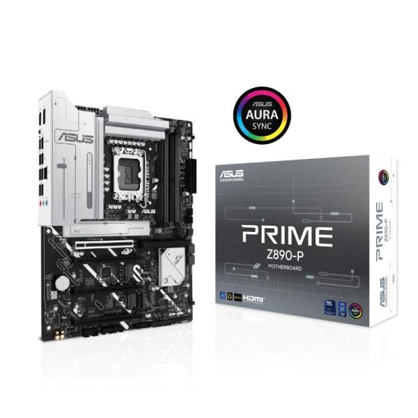 ASUS MB Sc LGA1851 PRIME Z890-P, Intel Z890, 4xDDR5, 1xDP, 1xHDMI, 1xThunderbolt, ATX