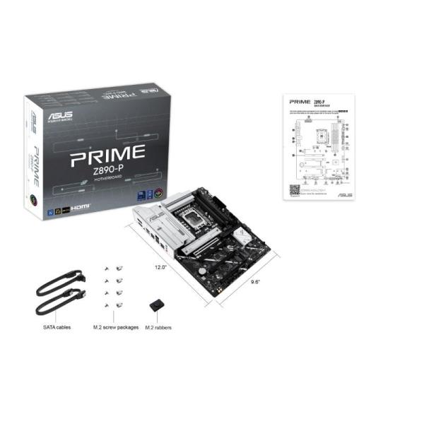 ASUS MB Sc LGA1851 PRIME Z890-P, Intel Z890, 4xDDR5, 1xDP, 1xHDMI, 1xThunderbolt, ATX5