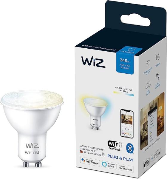 PHILIPS WiZ Tunable White 50W GU10 - stmívatelná,  nastavitelná teplota barev