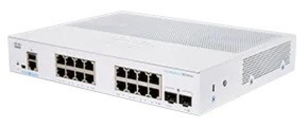 BAZAR - Cisco switch CBS350-16T-E-2G-EU (16xGbE, 2xSFP, fanless) - REFRESH - poškozený obal