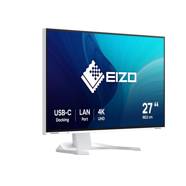 EIZO MT 27" EV2740X-WT FlexScan,  IPS,  3840x2160,  350nit,  2000:1,  14ms,  DisplayPort,  2xHDMI,  USB-C,  USB,  Repro,  Bílý7