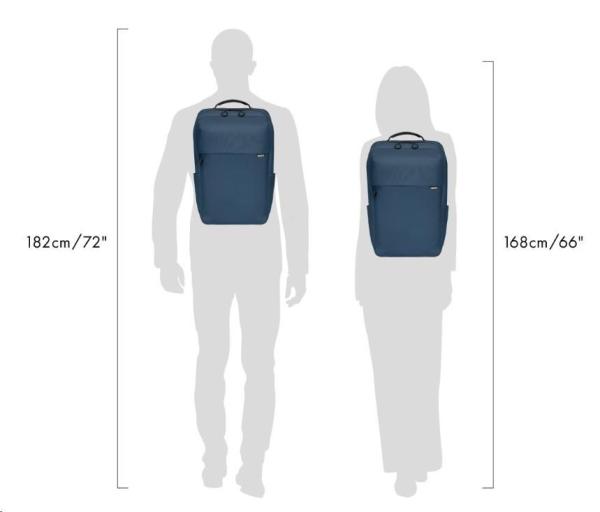 DICOTA Backpack COMMUTER 13-16” Navy Blue6