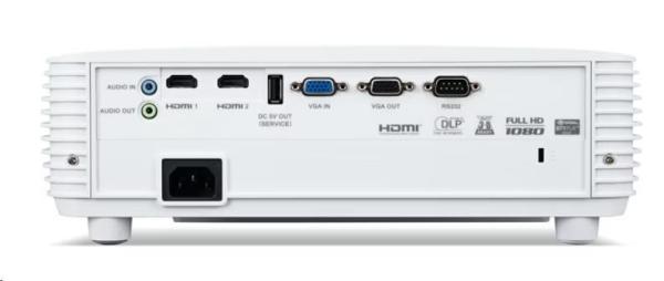 ACER Projektor H6542,  1080p (1920x1080),  4000 ANSI,  13 000:1,  2 x HDMI,  repro 1x3W,  2.4Kg,  LumiSense,  ColorBoost 3D4
