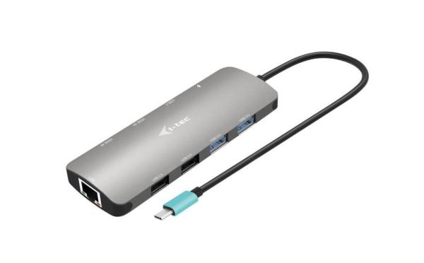 BAZAR - i-tec USB-C Metal Nano 2x HDMI Docking Station,  PD 100W - Poškozený obal (Komplet)