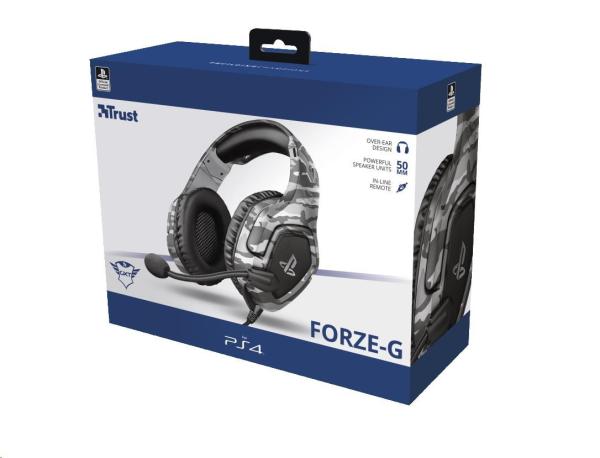 BAZAR - TRUST sluchátka GXT 488 Forze-G PS4 Gaming Headset - Sony Licensed - grey - Poškozený obal (Komplet)7