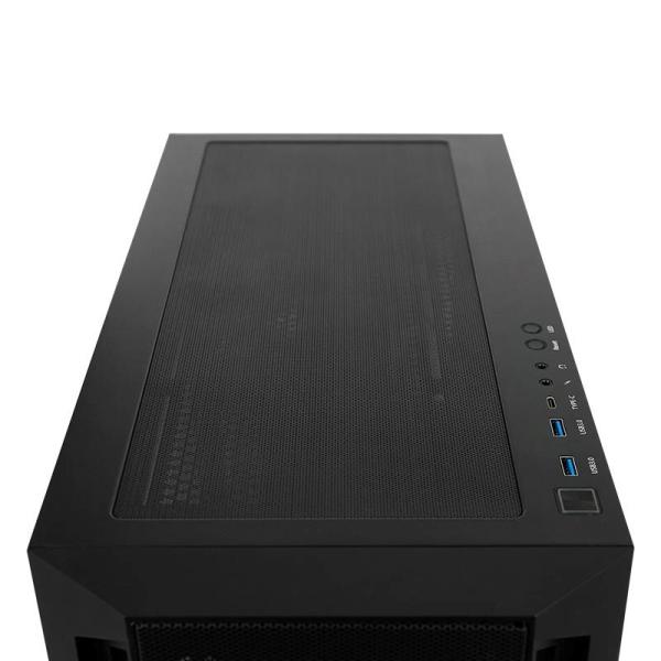 CHIEFTEC skříň APEX LUMO, E-ATX, 1x USB-C 3.2, 2x USB 3.0, 4x 140mm ARGB Fan, ARGB Hub, černá3