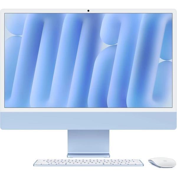 Apple iMac 24"" 4.5K display M4 chip 8-core CPU and 8-core GPU, 16GB, 256GB SSD - Blue