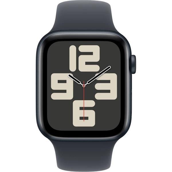 Apple Watch SE (2024) GPS + Cellular 44mm Midnight Aluminium Case with Midnight Sport Band - S/ M1