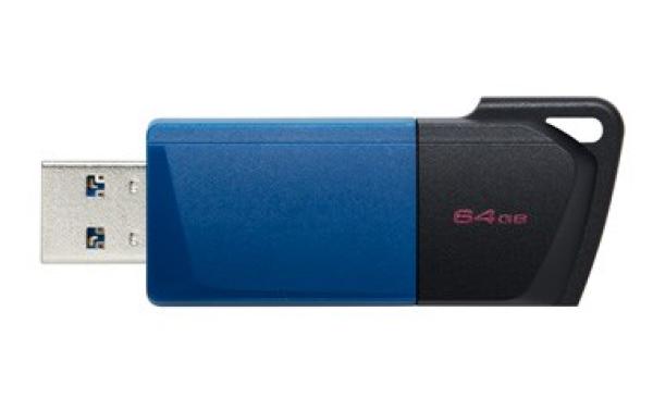 Kingston 64GB USB3.2 Gen 1 DataTraveler Exodia M (Black + Blue) - 2 kusy4