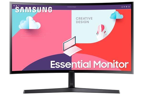 BAZAR - SAMSUNG MT LED LCD Monitor 24"  S366C FullHD - Prohnutý 1800R,  VA,  1920x1080,  4ms,  75Hz, VGA, HDMI - Poškozený oba