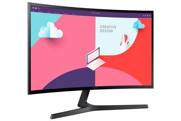 BAZAR - SAMSUNG MT LED LCD Monitor 24"  S366C FullHD - Prohnutý 1800R, VA, 1920x1080, 4ms, 75Hz,VGA,HDMI - Poškozený oba1