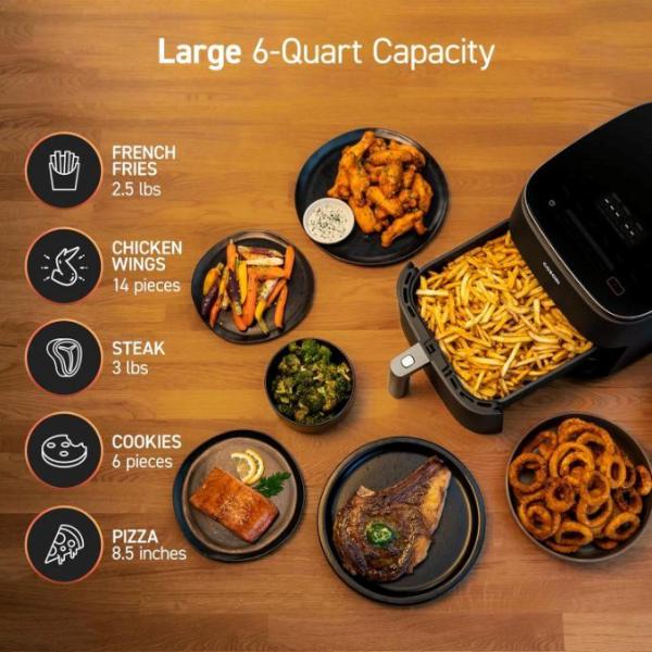 BAZAR - Cosori  TurboBlaze Pro  horkovzdušná fritéza 6.2l - Poškozený obal (Komplet)4