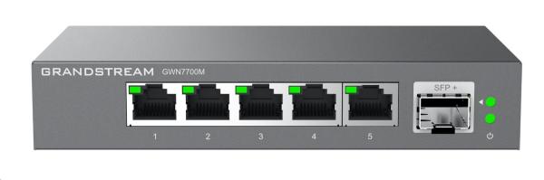 Grandstream GWN7700MP Unmanaged Network Switch 5 2, 5Gb portů /  1 SFP+