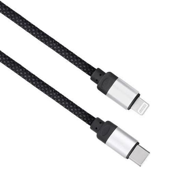 Solight magnetický USB-C Lightning kabel, USB-C konektor - Lightning konektor, 1m