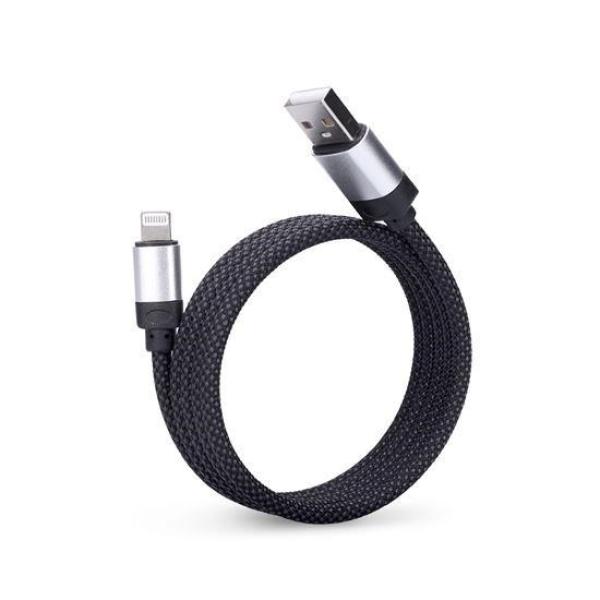 Solight magnetický Lightning kabel,  USB 2.0 A konektor - Lightning konektor,  1m1