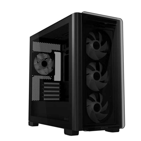 ASUS case A23 PLUS TG ARGB,  Mini Tower,  průhledná bočnice,  4x120mm ARGB Fan,  černá1