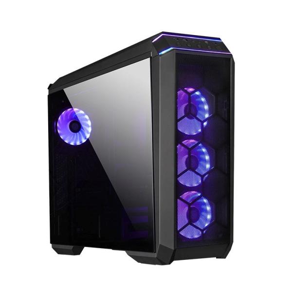 CHIEFTEC skříň STALLION 3,  ATX,  1x USB-C 3.2,  2x USB 3.1,  1x USB 2.0,  4x 120mm RGB Fan,  černá