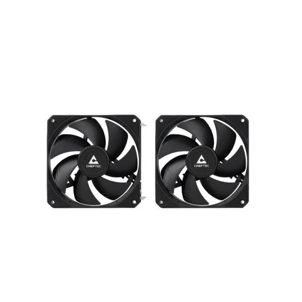 CHIEFTEC vodní chlazení CPU Iceberg 240 Dark,  2x120mm,  ARGB vodní blok,  LGA1851,  AM5,  černá3
