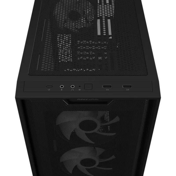 ASUS case A21 PLUS,  Mini Tower,  průhledná bočnice,  4x 120mm ARGB Fan,  černá5