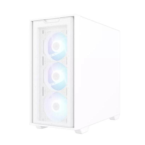 ASUS case A21 PLUS,  Mini Tower,  průhledná bočnice,  4x 120mm ARGB Fan,  bílá2