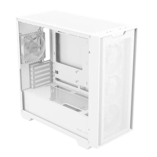 ASUS case A21 PLUS,  Mini Tower,  průhledná bočnice,  4x 120mm ARGB Fan,  bílá4