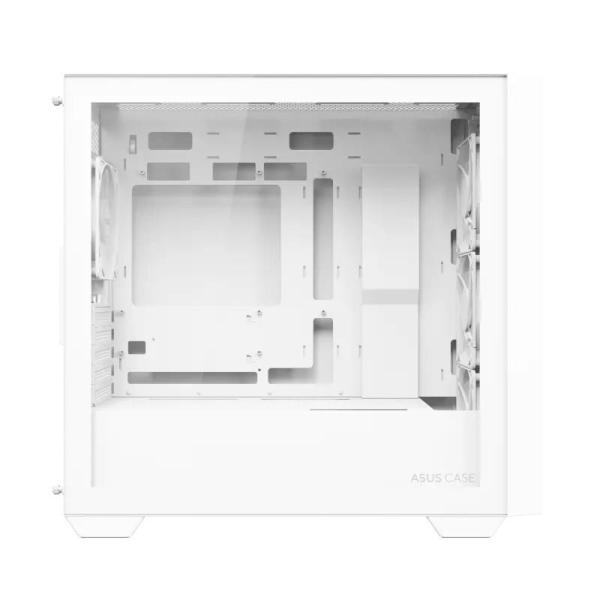 ASUS case A21 PLUS,  Mini Tower,  průhledná bočnice,  4x 120mm ARGB Fan,  bílá5