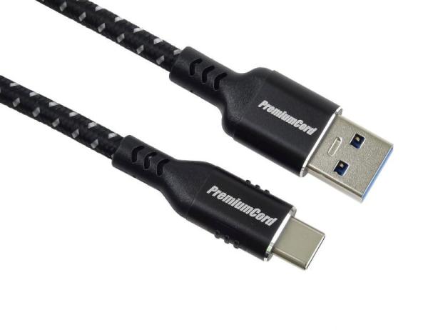 PREMIUMCORD Kabel USB-C na USB 3.0,  5Gbit/ s,  2m