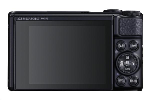 Canon PowerShot SX740 HS Lite, 20.3Mpix, 40x zoom, WiFi, 4K video - černý1