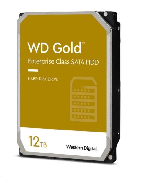 WD GOLD WD121KRYZ 12TB SATA/  6Gb/ s 256MB cache 7200 otáčok za minútu,  CMR,  Enterprise1