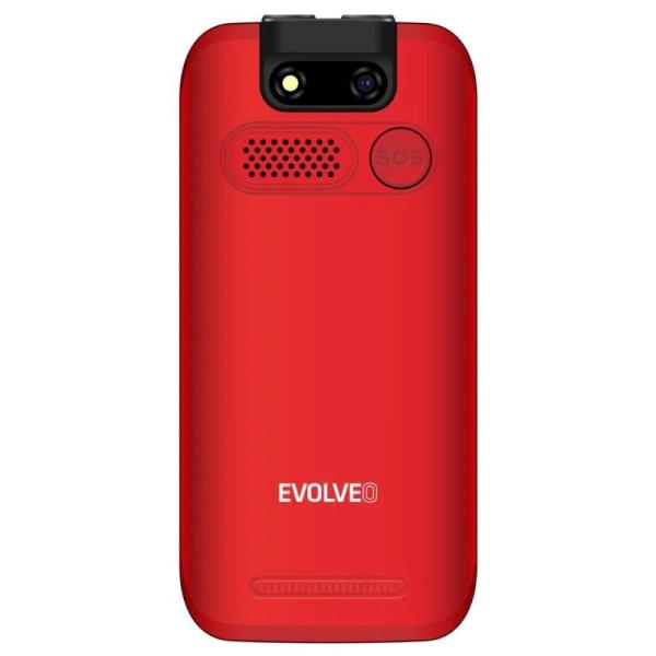 EVOLVEO Mobilní telefon pro seniory s nabíjecím stojánkem EasyPhone ET, červená2