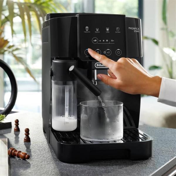 DeLonghi ECAM 220.60.B Magnifica Start automatický kávovar, 1450 W, vestavěný mlýnek, 15 barů, displej, černá2