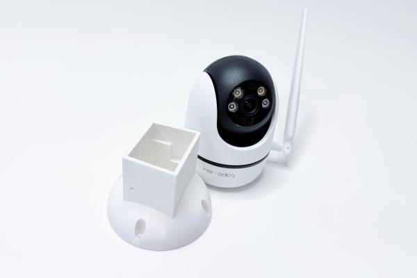 TP-LINK držák/ stojan pro kamery Tapo C501GW na stěnu,  bílý s krytkou kabelů (1ks)7