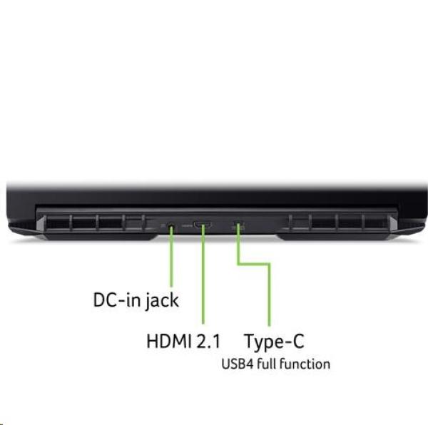 ACER NTB Nitro V 16 (ANV16-41-R7CK), Ryzen5 8645HS, 16" WUXGA, 16GB, 1024GB SSD, RTX4050, W11H, Obsidian black9