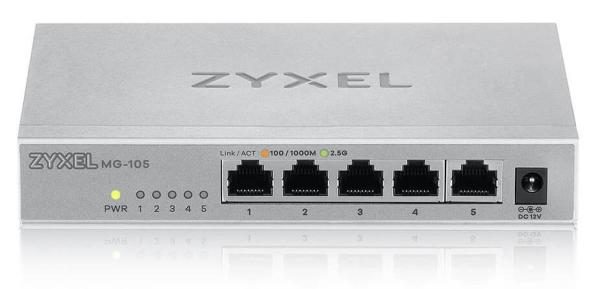 Zyxel XMG-105 5 Ports 2,5G + 1 SFP+ MultiGig unmanaged Desktop Switch0