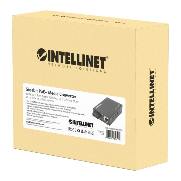 Intellinet Gigabit Ethernet RJ45 na SFP konvertor,  10/ 100/ 1000Base-TX na SFP slot