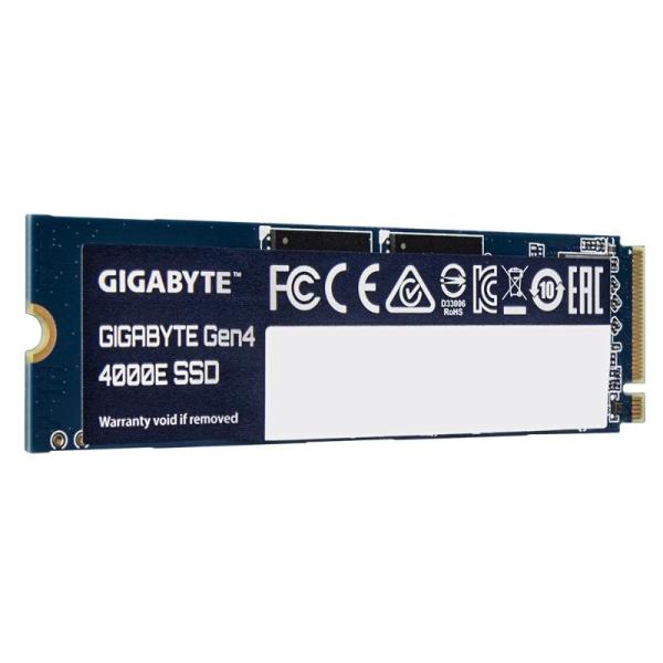 GIGABYTE SSD 500GB 4000E,  PCIe Gen4x4,  M.2 2280,  (R:3600MB/ s, W:3000MB/ s)2