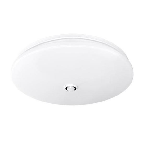 Solight LED stropní světlo PLAIN s PIR sensorem,  18W,  1260lm,  3000K,  kulaté,  33cm